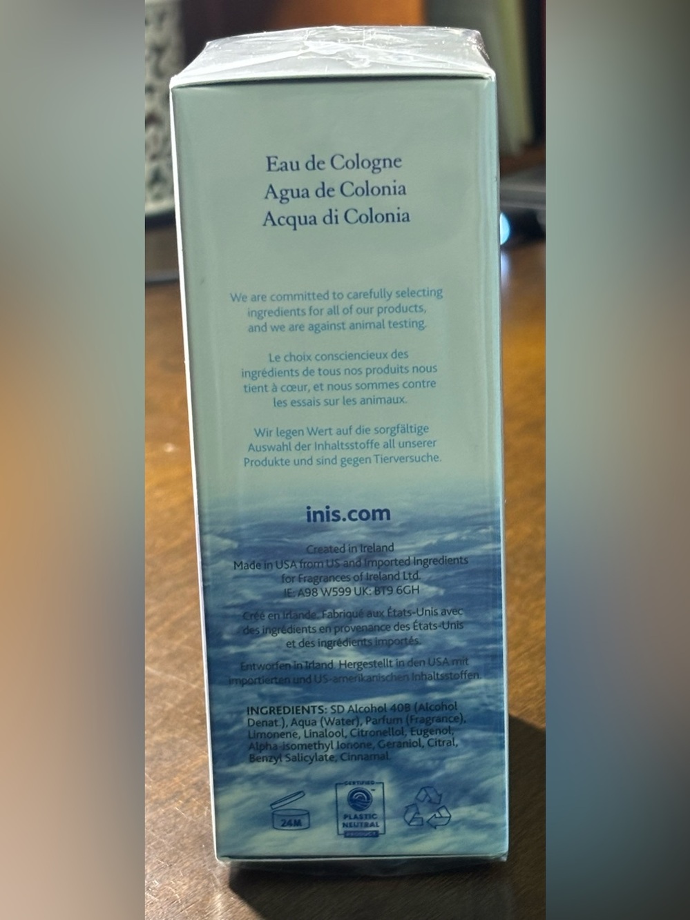 Inis The Energy of the Sea BNWT 1.7fl oz Unisex - Picture 6 of 8